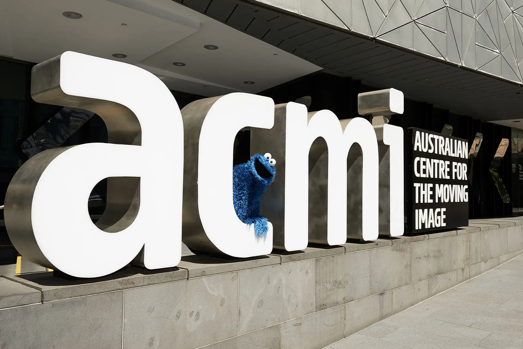 Cookie Monster at ACMI