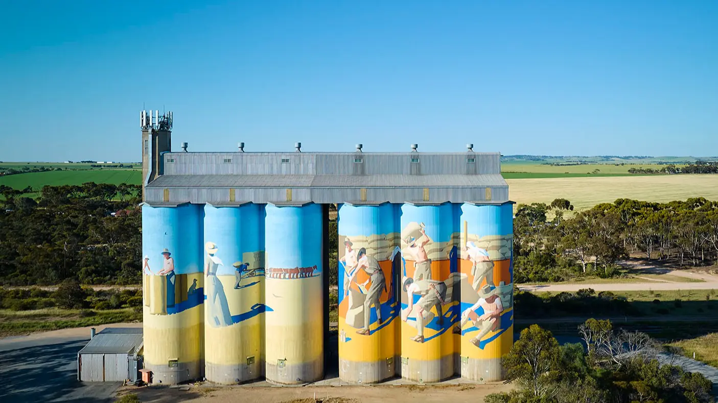 Wheat silos Owen - South Australia