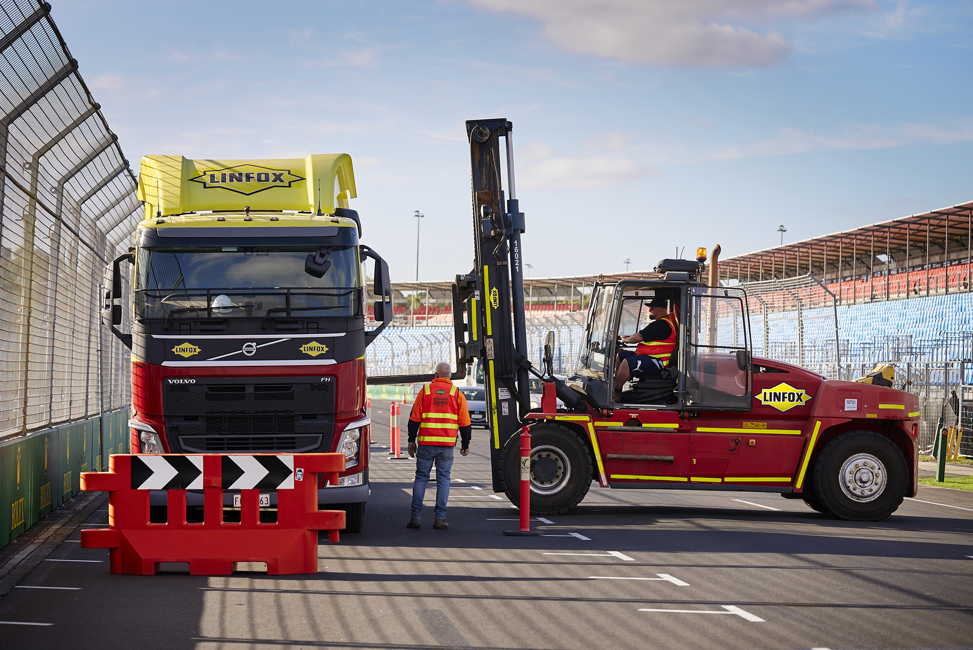 Grand Prix setup for Linfox