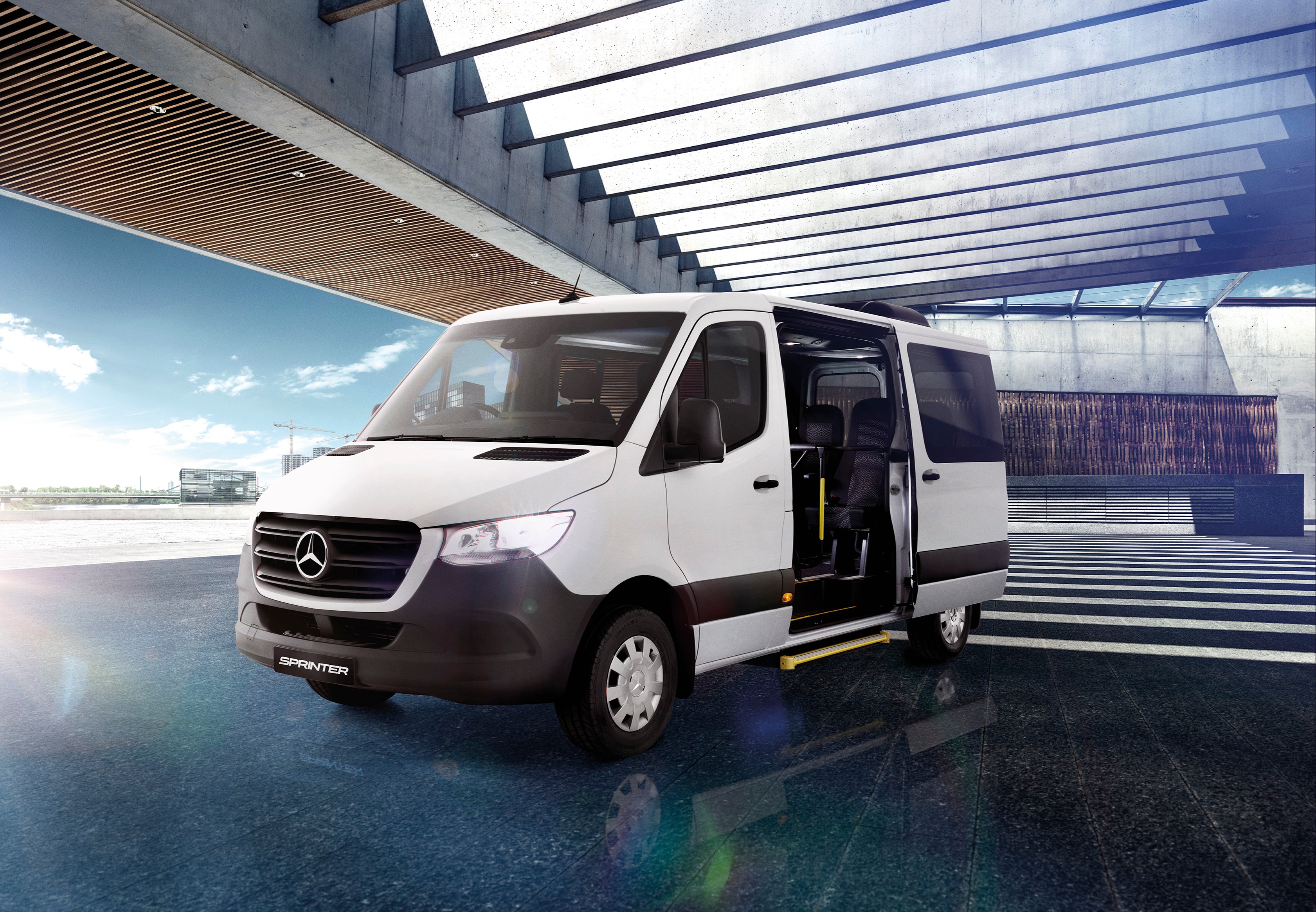 Ad for Mercedes Benz